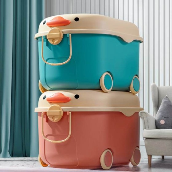 Children's building block toy storage box. Household storage box, large-capacity storage box, clothes storage box