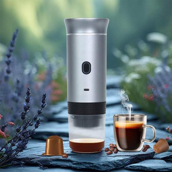 Upgrade the portable capsule coffee machine and the fully automatic outdoor Italian coffee machine with heating function
